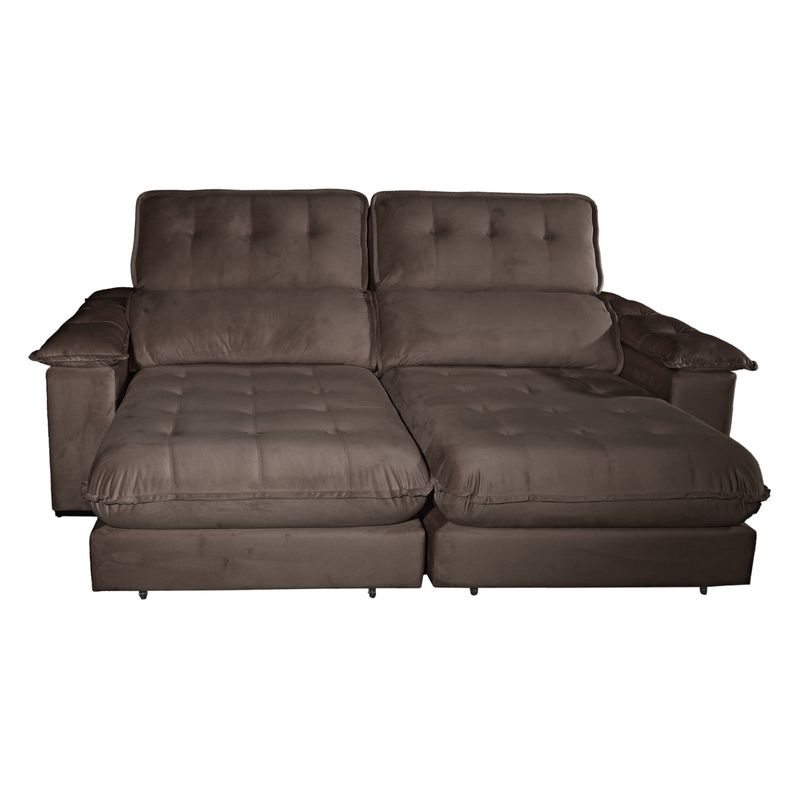 Sofa-Retratil-e-Reclinavel-Bom-Pastor-Girona-3-Lugares-210m-Molas-Ensacadas-Marrom-Veludo-Luxo-2