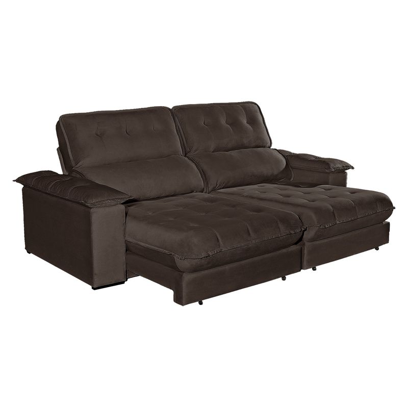 Sofa-Retratil-e-Reclinavel-Bom-Pastor-Girona-3-Lugares-210m-Molas-Ensacadas-Marrom-Veludo-Luxo-5
