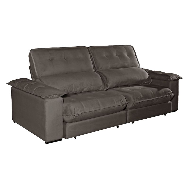 Sofa-Retratil-e-Reclinavel-Bom-Pastor-Girona-4-Lugares-250m-Molas-Ensacadas-Cinza-Veludo-Luxo-2