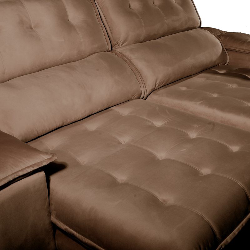 Sofa-Retratil-e-Reclinavel-Bom-Pastor-Girona-5-Lugares-290m-Molas-Ensacadas-Bege-Escuro-3