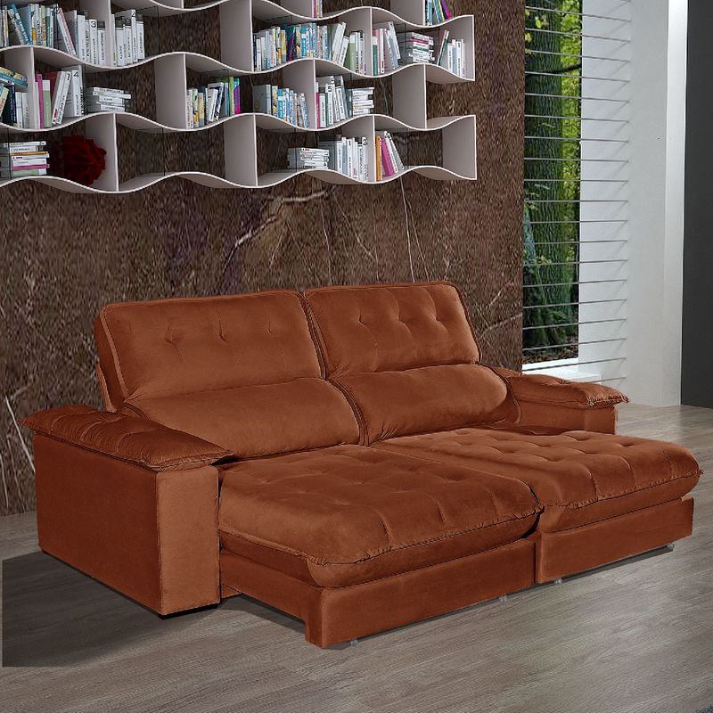 Sofa-Retratil-e-Reclinavel-Bom-Pastor-Girona-5-Lugares-290m-Molas-Ensacadas-Cobre-1
