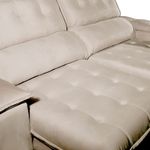Sofa-Retratil-e-Reclinavel-Bom-Pastor-Girona-5-Lugares-290m-Molas-Ensacadas-Bege-Veludo-Luxo-3