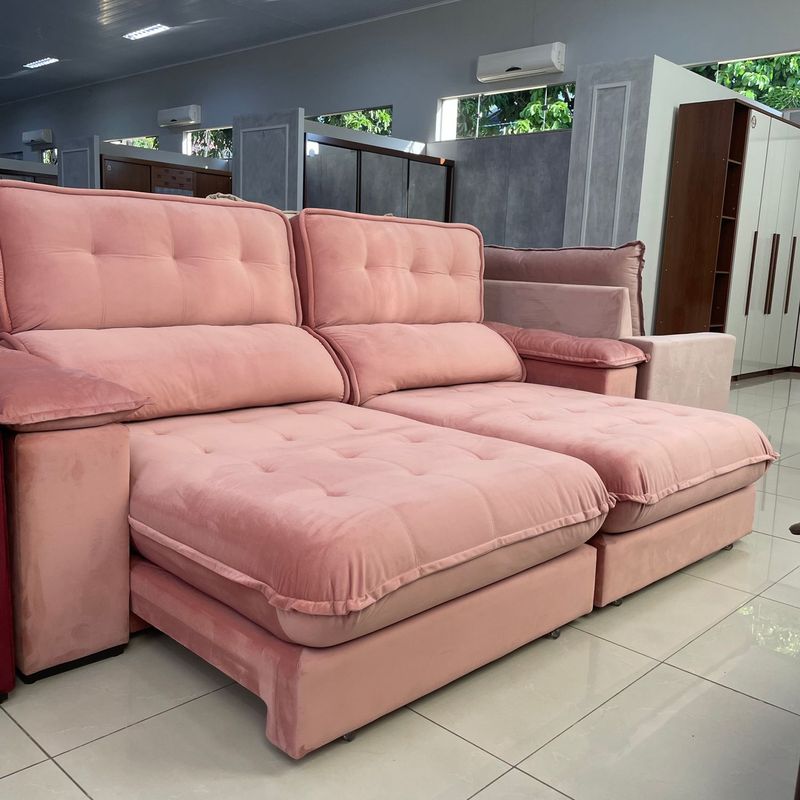 Sofá Retrátil e Reclinável Bom Pastor Girona 5 Lug 2,90m Bom Pastor