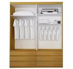 Guarda-Roupa-Solteiro-ECO-08-100--MDF-2-Portas-6-Gavetas-Bom-Pastor-Branco-3