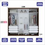 Guarda-Roupa-Casal-ECO-10-Com-Espelho-100--MDF-3-Portas-6-Gavetas-Bom-Pastor-Amendoa-Off-3