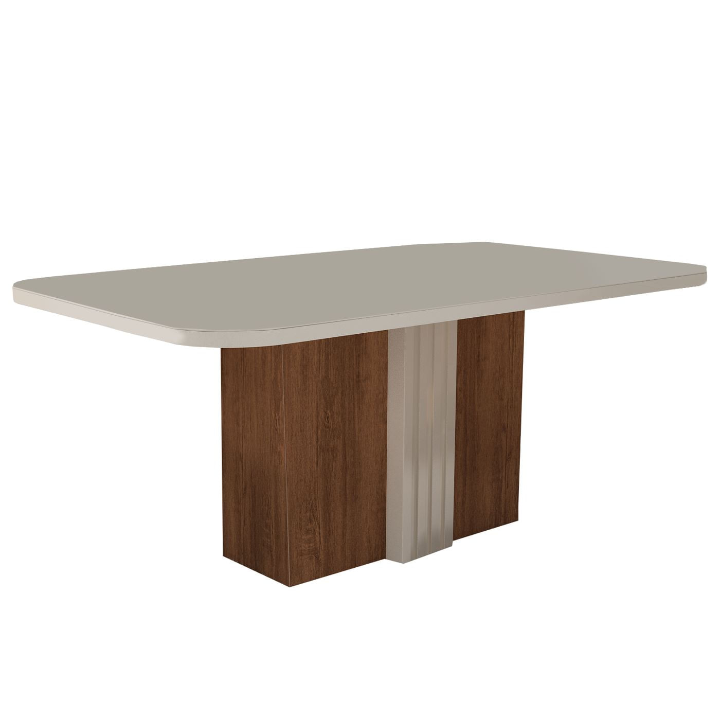 Conjunto Sala de Jantar Carol 180 MDF Laqueado com 06 Cadeiras