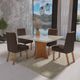 saladejantarudine4cadeiras130x90naturaleoffmarrom