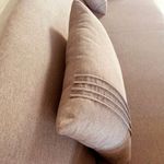 Sofá 3 Lugares 2,05m Retrátil e Reclinável Yara Bom Pastor Bege/Caramelo Imagem 3