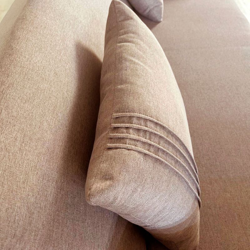 Sofá 3 Lugares 2,05m Retrátil e Reclinável Yara Bom Pastor Bege/Caramelo Imagem 3