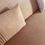 Sofá 3 Lugares 2,05m Retrátil e Reclinável Yara Bom Pastor Bege/Caramelo Imagem 4