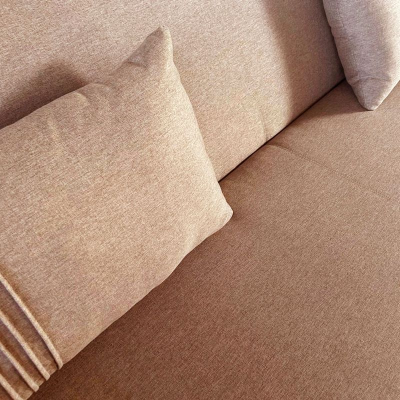 Sofá 3 Lugares 2,05m Retrátil e Reclinável Yara Bom Pastor Bege/Caramelo Imagem 4