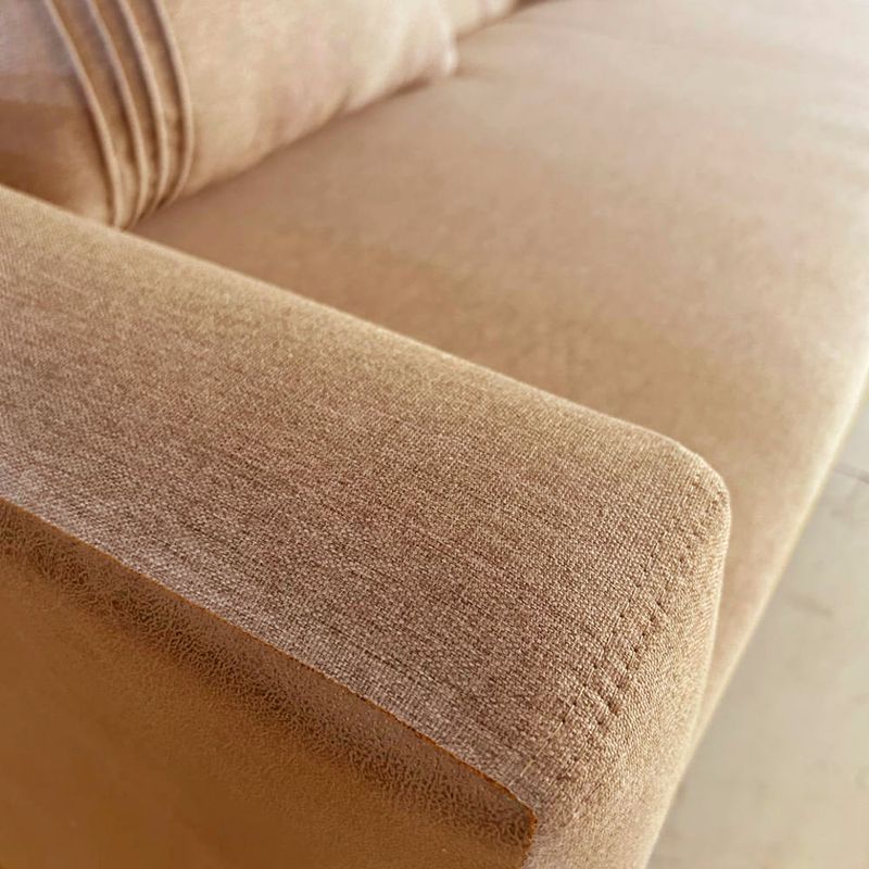 Sofá 3 Lugares 2,05m Retrátil e Reclinável Yara Bom Pastor Bege/Caramelo Imagem 7