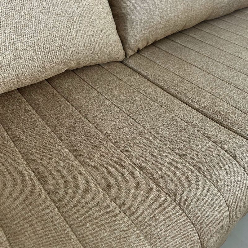 Sofá 3 Lugares Leona Bom Pastor Linho Bege Imagem 7