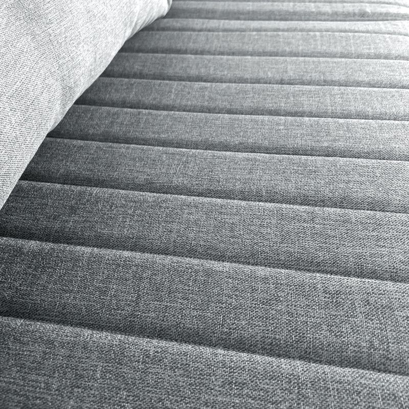 Sofá 3x2 Lugares Leona Bom Pastor Linho Cinza Imagem 6