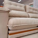 Sofá 5 Lugares 2,90m Retrátil e Reclinável Turim Molas Ensacadas Bom Pastor 3001 - VELUDO LUXO Imagem 8