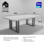 Sala de Jantar 180X90 Noah 6 Cadeiras Viena Bom Pastor Carvalho Marrom Imagem 2