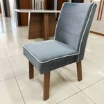 Sala de Jantar 220X110 Noah 8 Cadeiras Liz Bom Pastor Carvalho Cinza Imagem 1