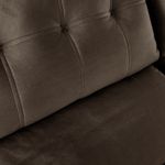 Sofá 2 Lugares 2,00m Retrátil e Reclinável Milano Bom Pastor Veludo Luxo Marrom Imagem 7