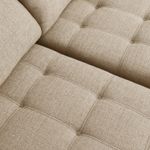 Sofá 2 Lugares 2,00m Retrátil e Reclinável Milano Bom Pastor Linho Bege Imagem 2