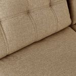 Sofá 2 Lugares 2,00m Retrátil e Reclinável Milano Bom Pastor Linho Bege Imagem 3