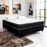 Colchão Casal D33 Paraiso + Base 138x188x48 Bom Pastor Imagem 1