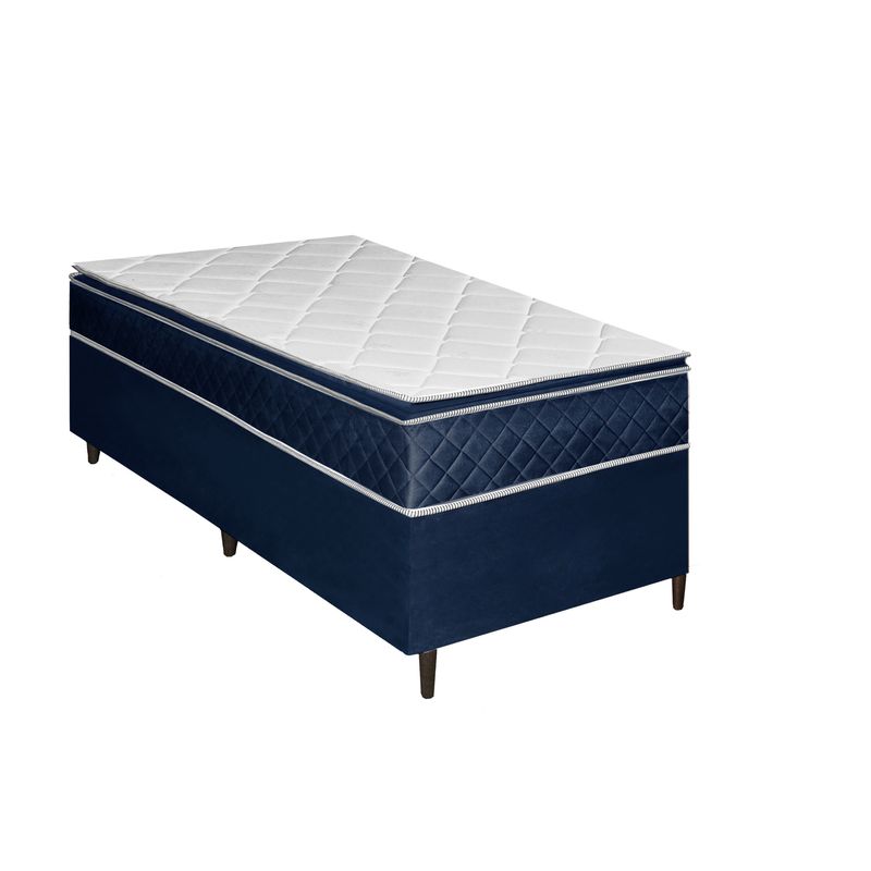 Colchão Solteiro D33 Magnus + Base 088x188x48 Bom Pastor Imagem 1