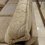 Sofá 2 Lugares 1,90x1,90m Canto Tera Plus Bom Pastor Linho Bege Imagem 2