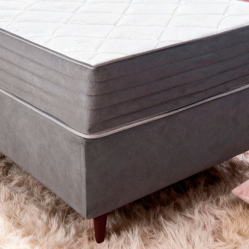 Colchão Solteiro Molas Ensacadas Elegancia + Base 088x188x50 Bom Pastor Imagem 3