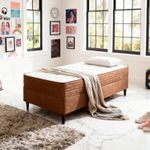 Colchão Solteiro Molas Ensacadas Royal + Base 088x188x62 Bom Pastor Imagem 1