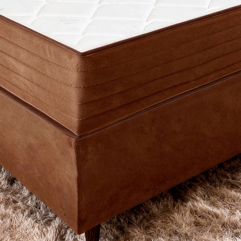 Colchão King Molas Ensacadas Royal + Base 193x203x62 Bom Pastor Imagem 4