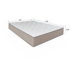 Colchão Casal Molas Ensacadas Aurora 138x188x20 Bom Pastor Imagem 5