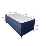 Colchão Solteiro Molas Ensacadas Imperial + Base 088x188x62 Bom Pastor Imagem 5