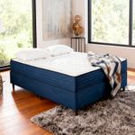 Colchão King Molas Ensacadas Imperial + Base 193x203x62 Bom Pastor Imagem 1