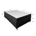 Colchão Casal Molas Ensacadas Vittoria + Base 138x188x62 Bom Pastor Imagem 5