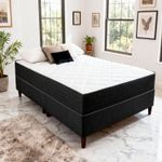 Colchão King Molas Ensacadas Vittoria + Base 193x203x62 Bom Pastor Imagem 1