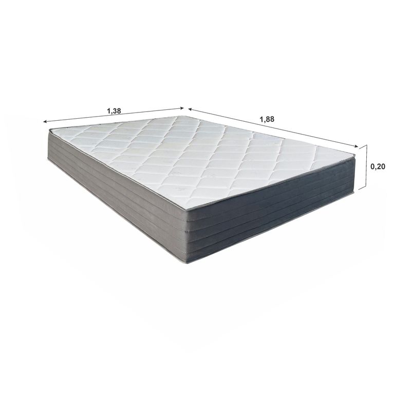Colchão Casal Molas Ensacadas Elegancia 138x188x20 Bom Pastor Imagem 5