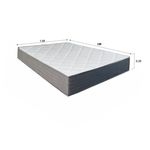 Colchão Queen Molas Ensacadas Elegancia 158x198x20 Bom Pastor Imagem 5