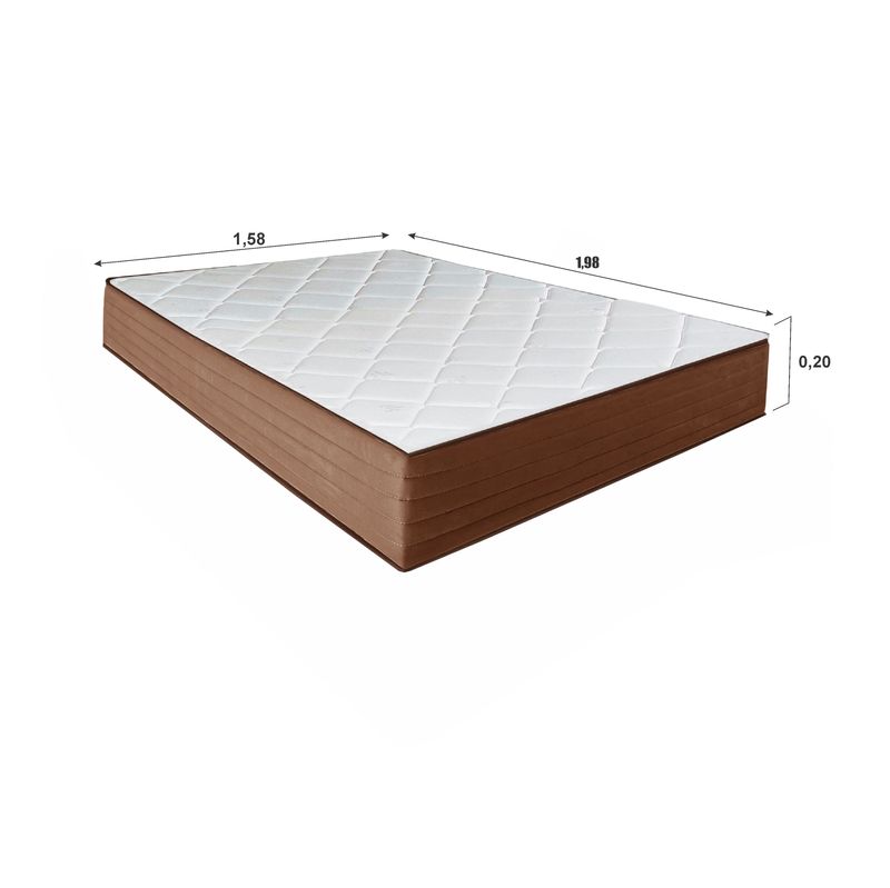 Colchão Queen Molas Ensacadas Royal 158x198x20 Bom Pastor Imagem 5