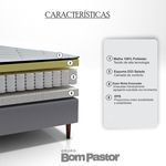 Colchão Solteiro Molas Ensacadas Imperial 088x188x20 Bom Pastor Imagem 6