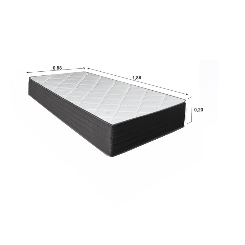 Colchão Solteiro Molas Ensacadas Vittoria 088x188x20 Bom Pastor Imagem 5