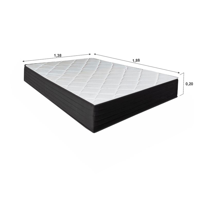 Colchão Casal Molas Ensacadas Vittoria 138x188x20 Bom Pastor Imagem 5