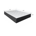 Colchão King Molas Ensacadas Vittoria 193x203x20 Bom Pastor Imagem 4