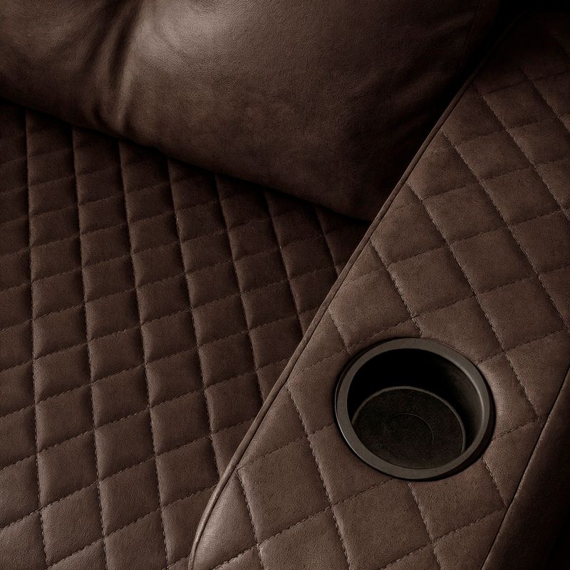 Sofá 4 Lugares 1,77x2,57m Canto Gold Bom Pastor Café Imagem 4