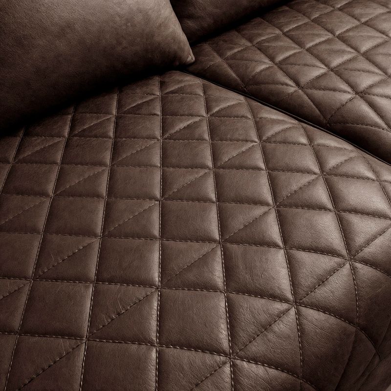 Sofá 4 Lugares 1,77x2,57m Canto Gold Bom Pastor Café Imagem 6