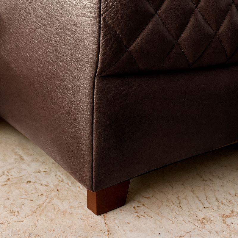 Sofá 4 Lugares 1,77x2,57m Canto Gold Bom Pastor Café Imagem 8