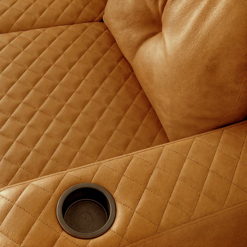 Sofá 3 Lugares Essenza Living  Bom Pastor Caramelo Imagem 5