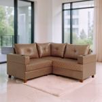 Sofá 4 Lugares 1,77x1,77m Canto Essenza Plus Bom Pastor Castor Imagem 1