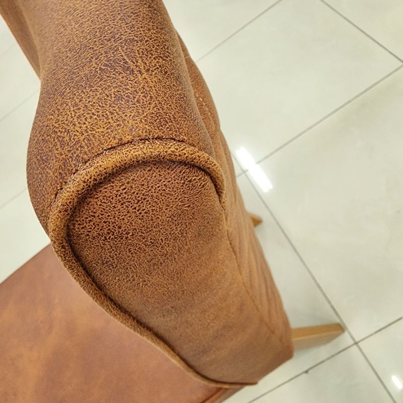 Sala de Jantar 180x90 Creta 6 Cadeiras Bom Pastor SEM VIDRO/TEC-9103 TP-NOGAL/BD-NATURALE/BS-NOGAL Imagem 1