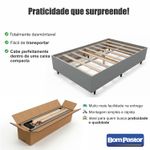 Colchão Queen Molas Ensacadas Turim + Base 158x198x72 Bom Pastor 158X198X55 M BCO(CIR/2040/2036(HOR2-1380 Imagem 1