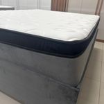 Colchão Queen Molas Ensacadas Turim + Base 158x198x72 Bom Pastor 158X198X55 M BCO(CIR/2040/2036(HOR2-1380 Imagem 7